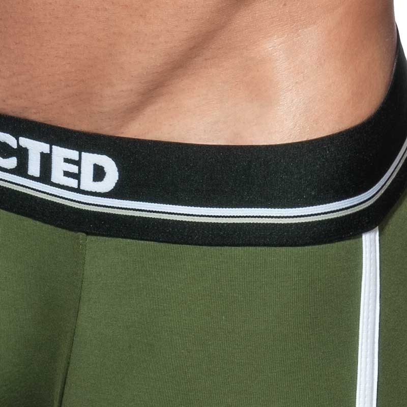 ADDICTED trunks PANTS wavy AD729 swinging in oliv green