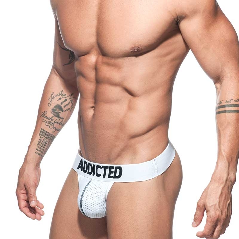 ADDICTED STRING mesh AD732P Push-Up in weiss