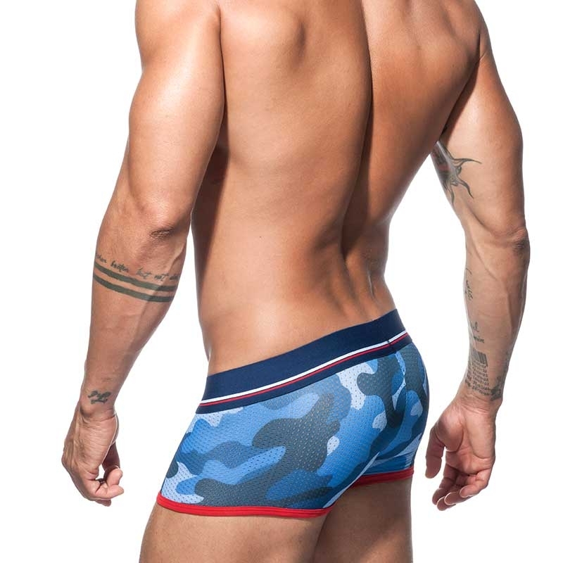 ADDICTED PANTS mesh AD698 Push-Up Camouflage in dunkelblau
