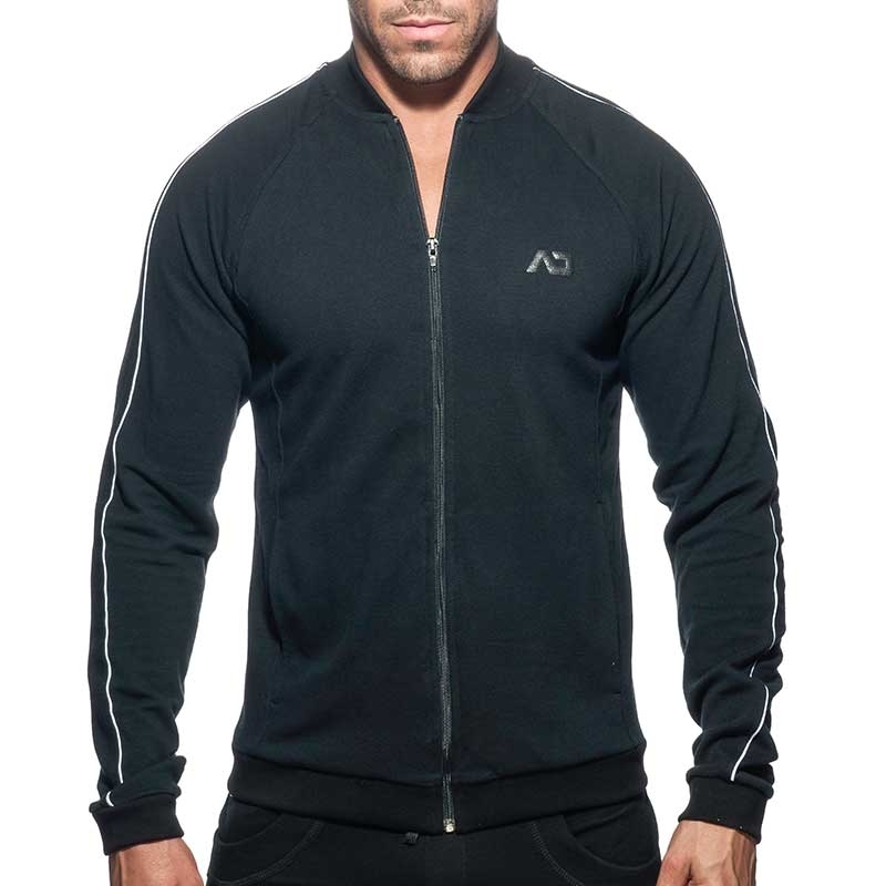 ADDICTED SWEAT JACKET AD725 combines JACQUET in black