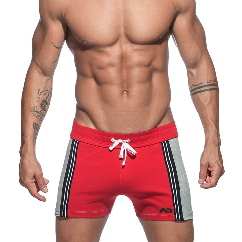 ADDICTED SHORTS retro AD674 colored panel in red