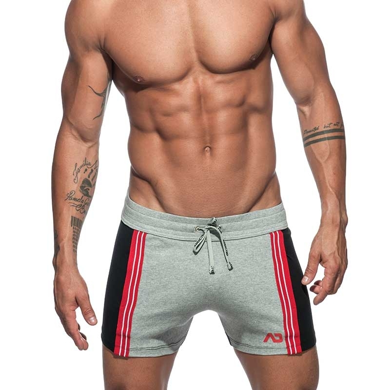 ADDICTED SHORTS retro AD674 colored panel in grey