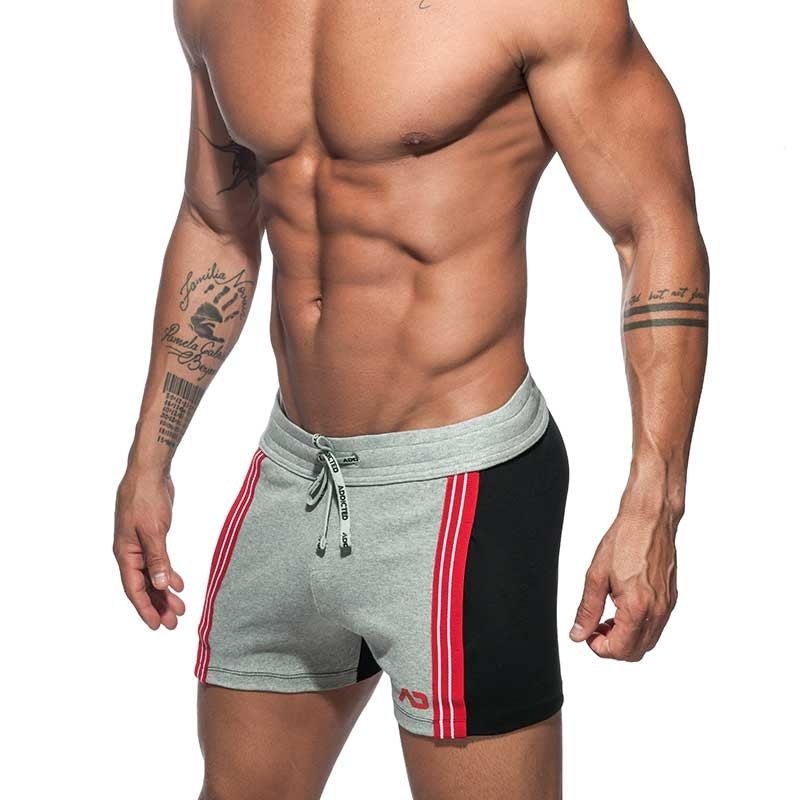 ADDICTED SHORTS retro AD674 colored panel in grey