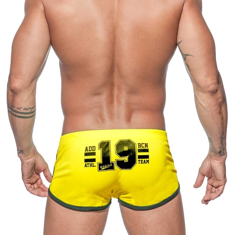 ADDICTED SHORTS neon AD742 Team-19 in yellow