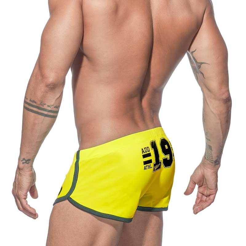 ADDICTED SHORTS neon AD742 Team-19 in yellow