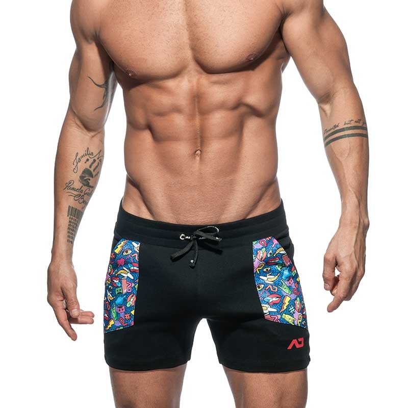 ADDICTED SHORTS Stickers AD667 Lips in black