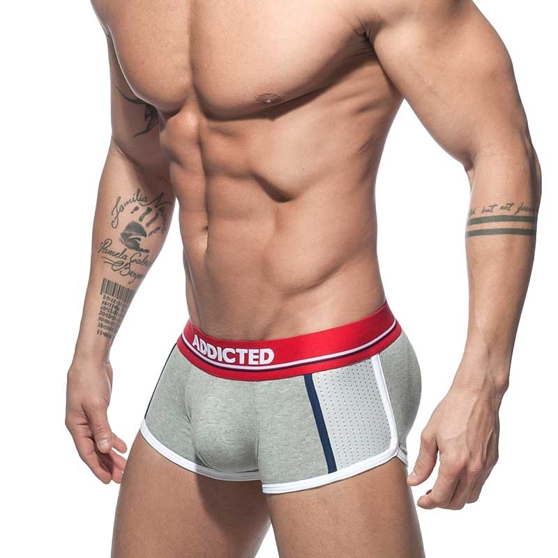 ADDICTED BOXER sport AD703 Push-Up XXL in grey
