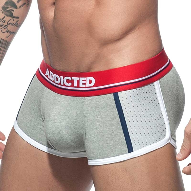 ADDICTED BOXER sport AD703 Push-Up XXL in grey