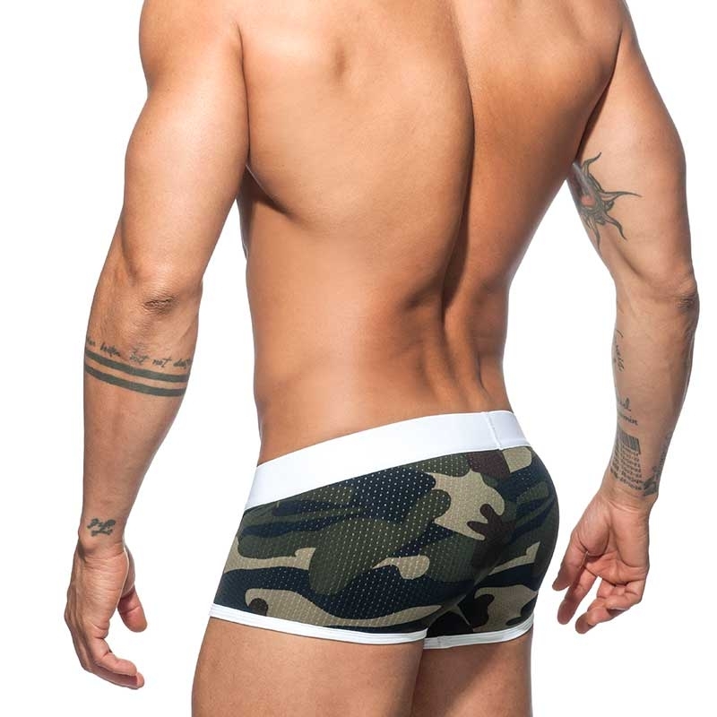 ADDICTED BOXER camouflage AD765 stripes in white