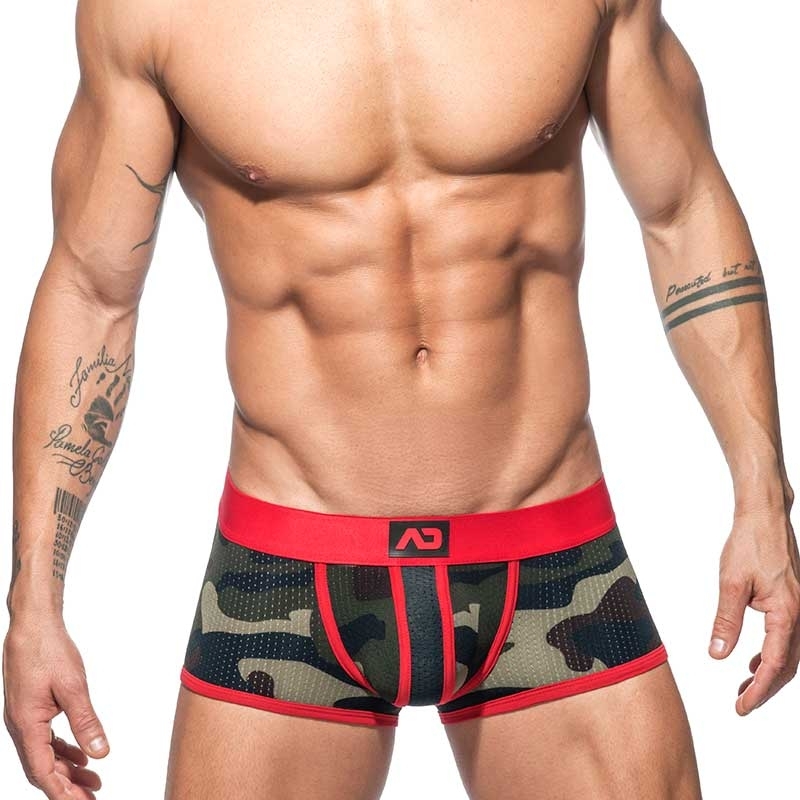 ADDICTED BOXER camouflage AD765 stripes in red