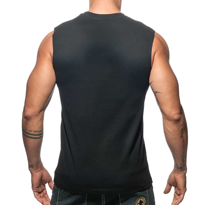 ADDICTED TANK TOP Sticker AD750 base military in black