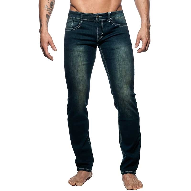 ADDICTED JEANS PANT Push Up AD804 Muscle Fit in dark blue