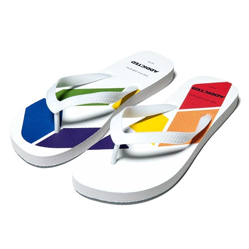ADDICTED SANDALS Rainbow AD795 toes separator in white