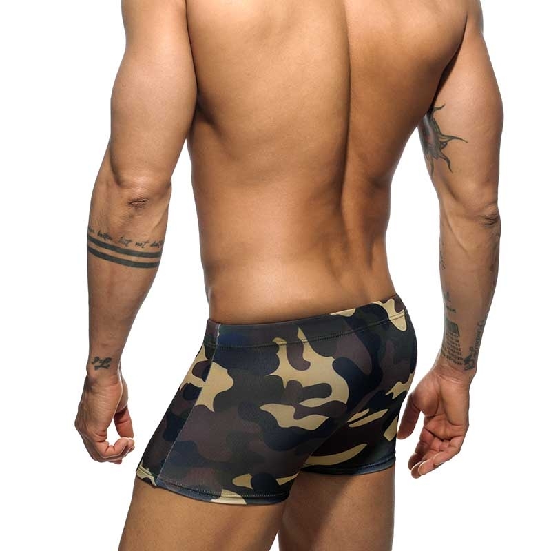 ADDICTED SWIM BOXER camouflage ADS131 push-up in oliv green