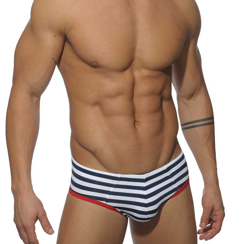 ADDICTED backless SWIM BRIEF sailor ADS026 push-up in red