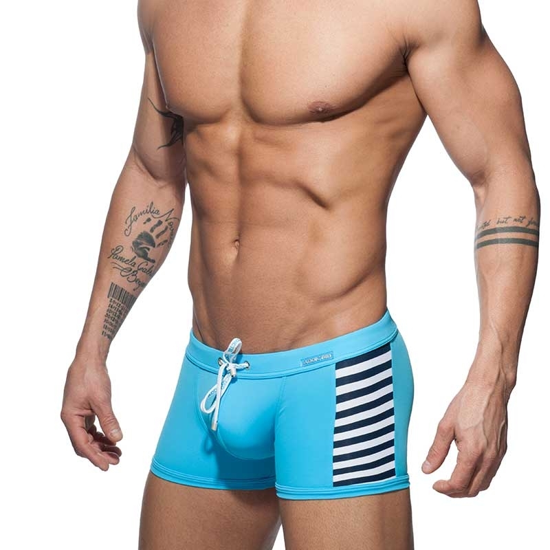 ADDICTED trunks SWIM BOXER sea surf ADS107 push-up in turquoise