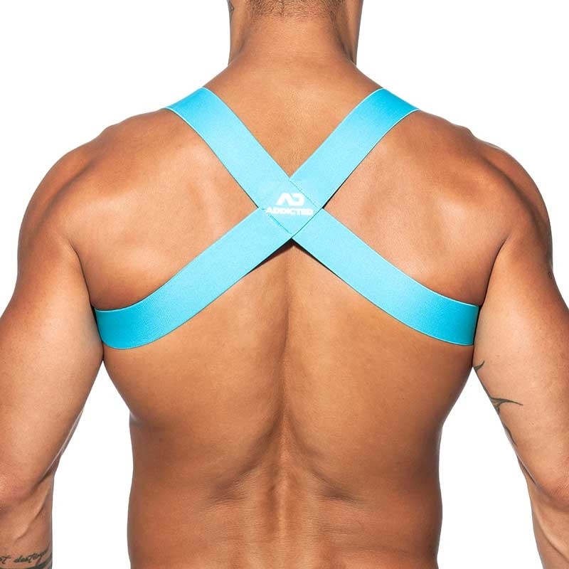 ADDICTED HARNESS Spinne AD814 Schulter bondage in turquoise