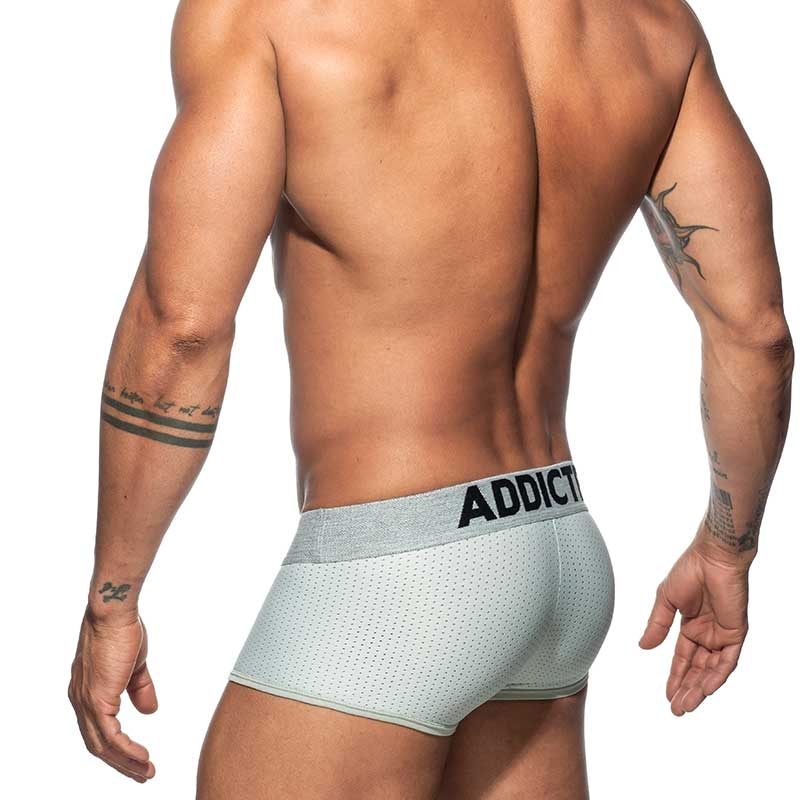 ADDICTED BOXER mesh AD806 Push-Up in silver