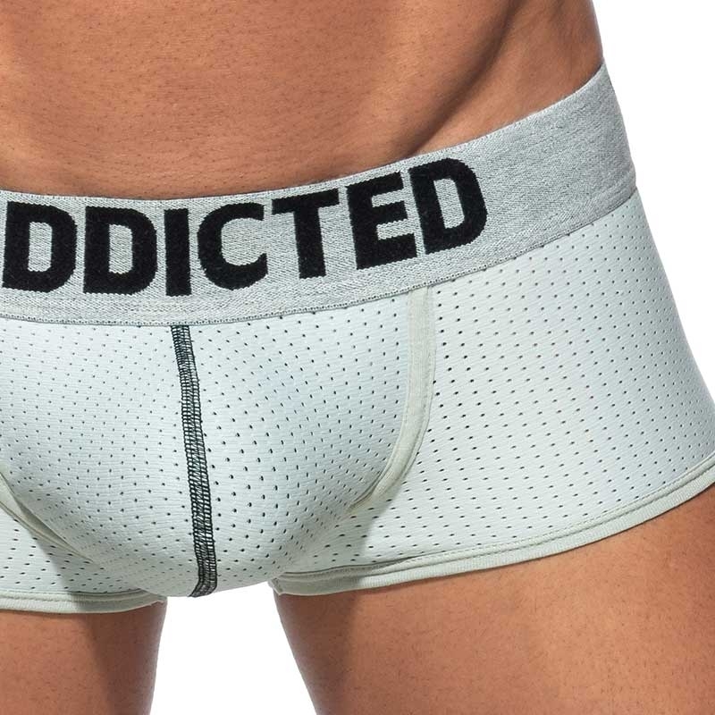 ADDICTED PANTS mesh AD806 Push-Up in silber