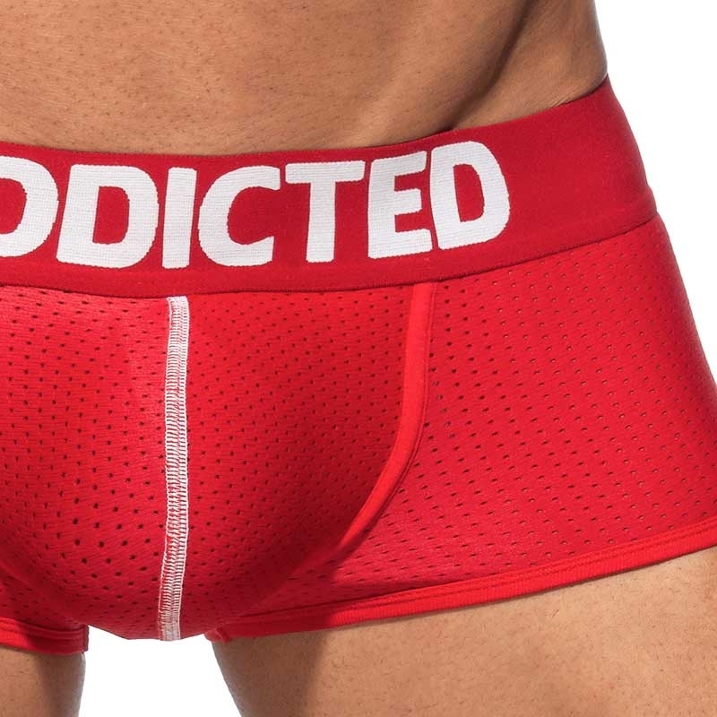 ADDICTED PANTS mesh AD806 Push-Up in rot