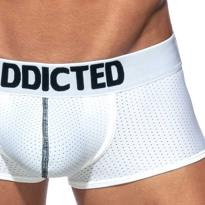 ADDICTED PANTS mesh AD806 Push-Up in weiss