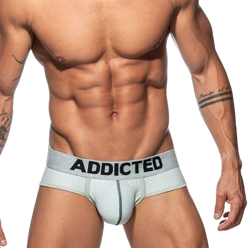 ADDICTED SLIP mesh AD805 Push-Up in silber