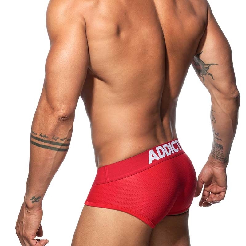 ADDICTED BRIEF mesh AD805 Push-Up in red