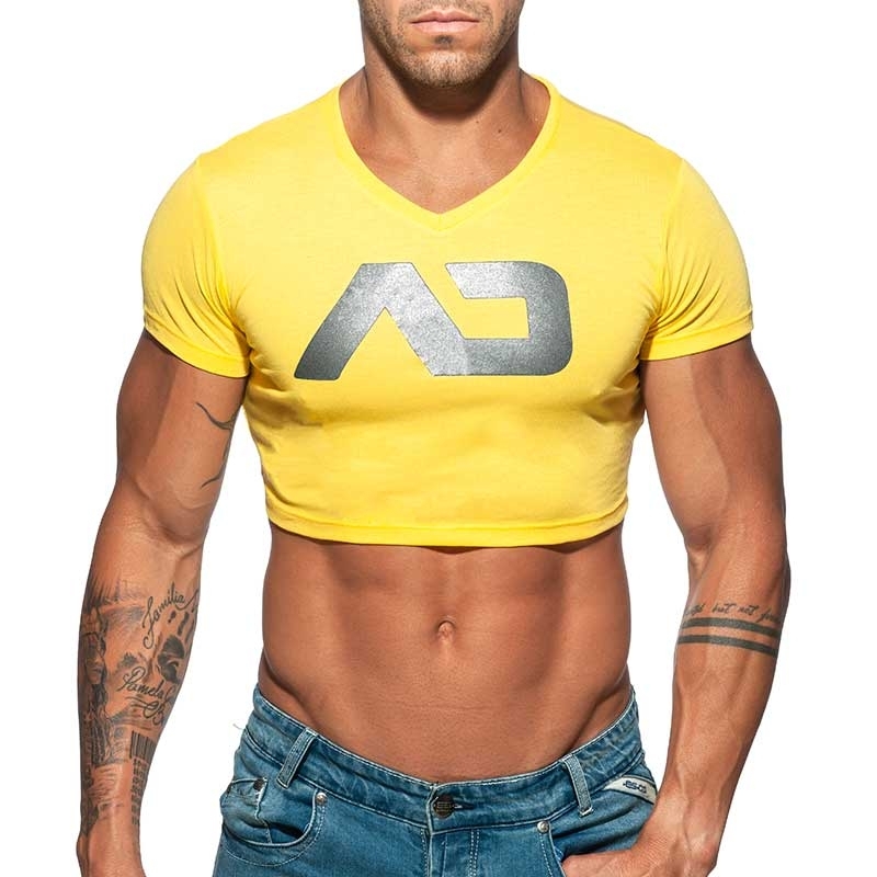 ADDICTED TOP SHIRT basic AD819 in yellow
