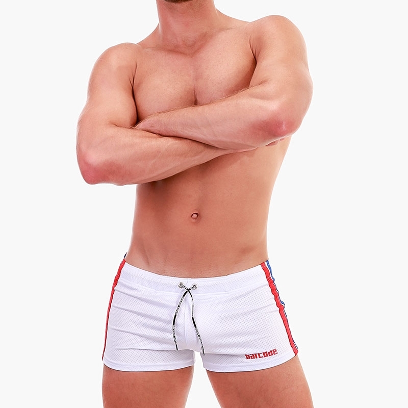 BARCODE Berlin SHORTS perforated 91679 Push-Up in white