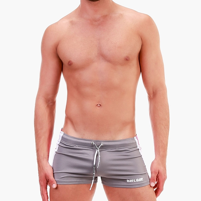 BARCODE Berlin SHORTS perforated 91679 Push-Up in grey