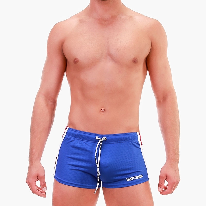 BARCODE Berlin SHORTS perforated 91679 Push-Up in blue