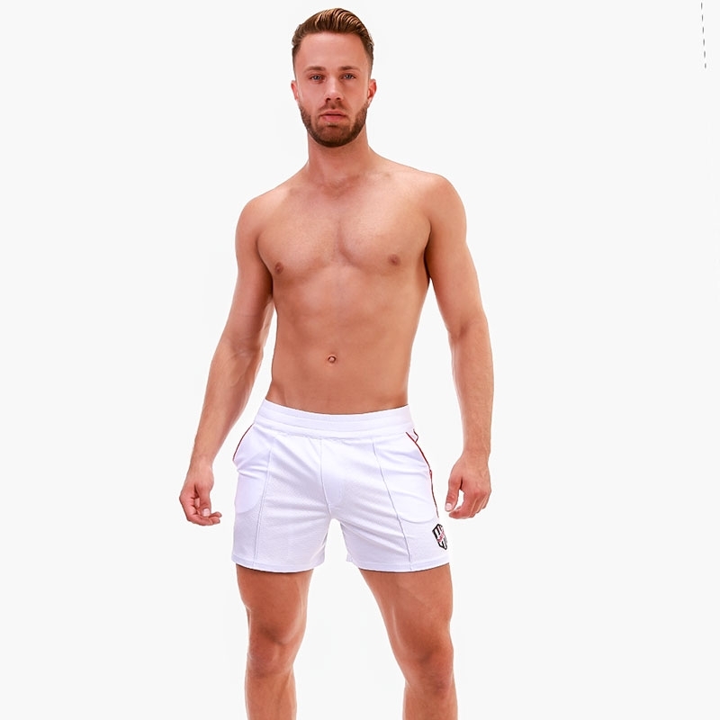 BARCODE Berlin SHORTS perforated 91682 run in white