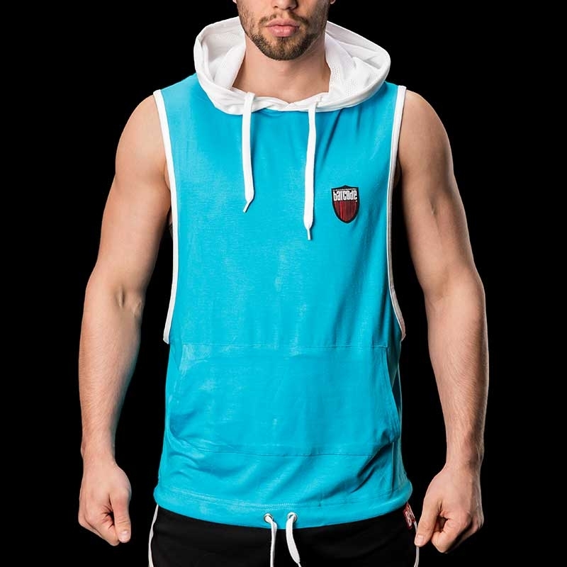 BARCODE Berlin Hoodie TANK TOP Home 91120 bamboo in turquoise