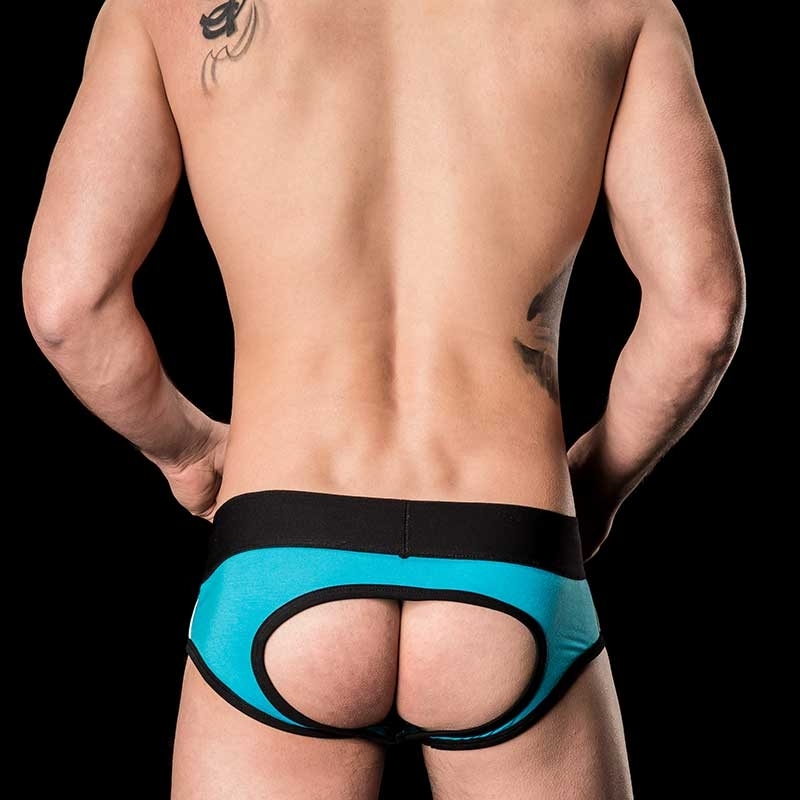BARCODE Berlin backless SLIP Home 91118 Bambus in turquoise