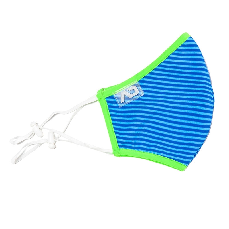 ADDICTED MASK fashion neon AC115 stripes in blue