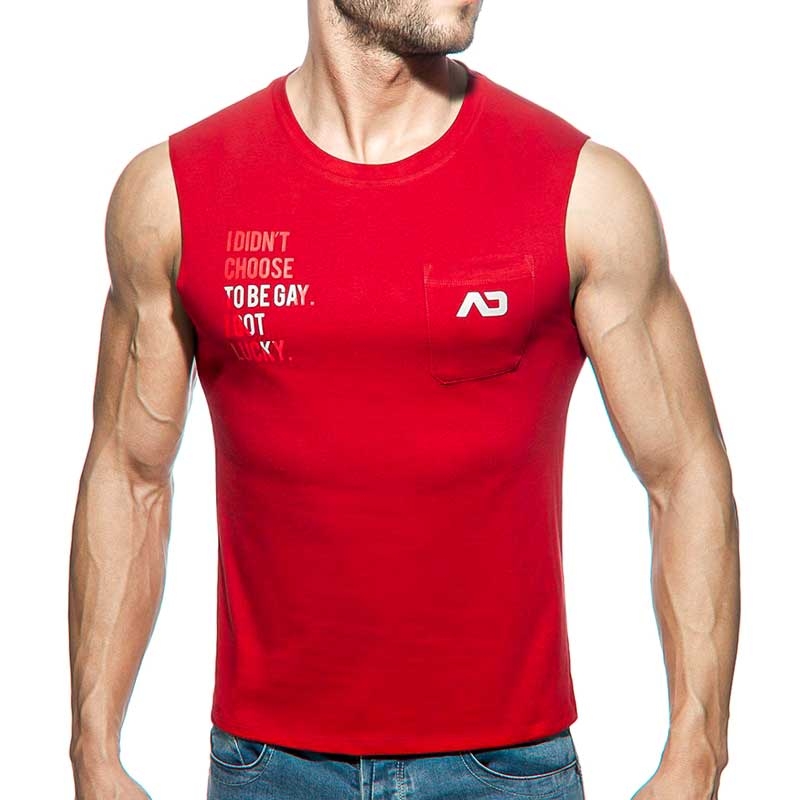 ADDICTED TANKTOP stolz AD959 in rot
