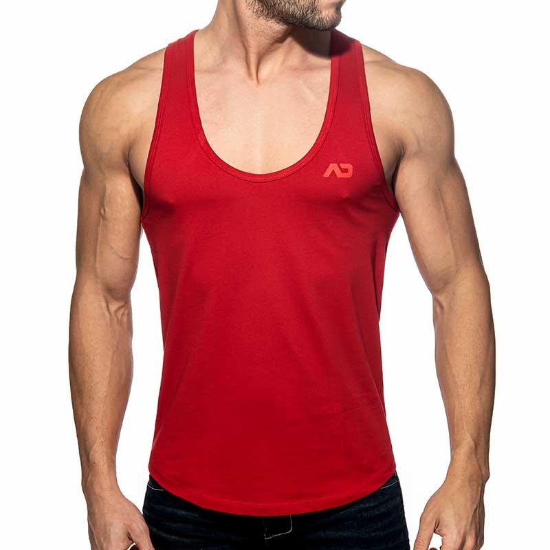ADDICTED TANK TOP Muscle shirt AD997 in red