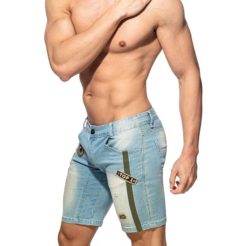 ADDICTED Jeans SHORTS mit...