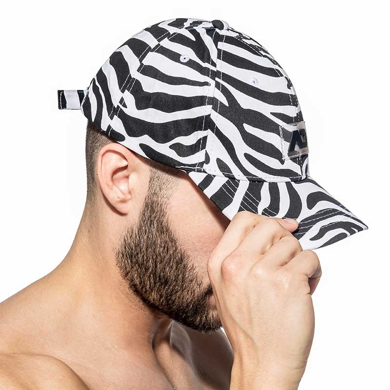 ADDICTED CAP zebra stripes...