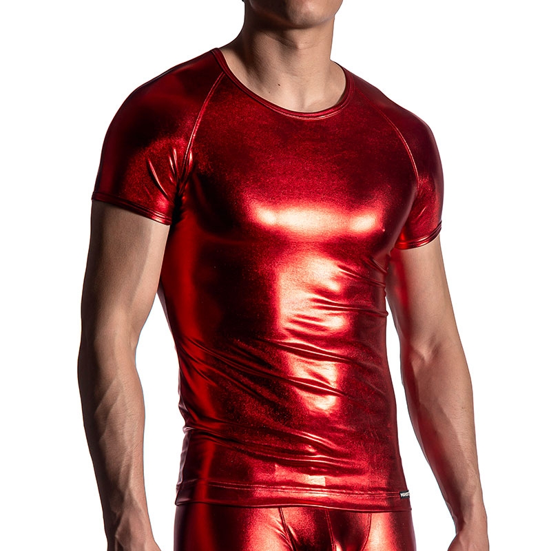MANSTORE wet T-SHIRT M107 in rot