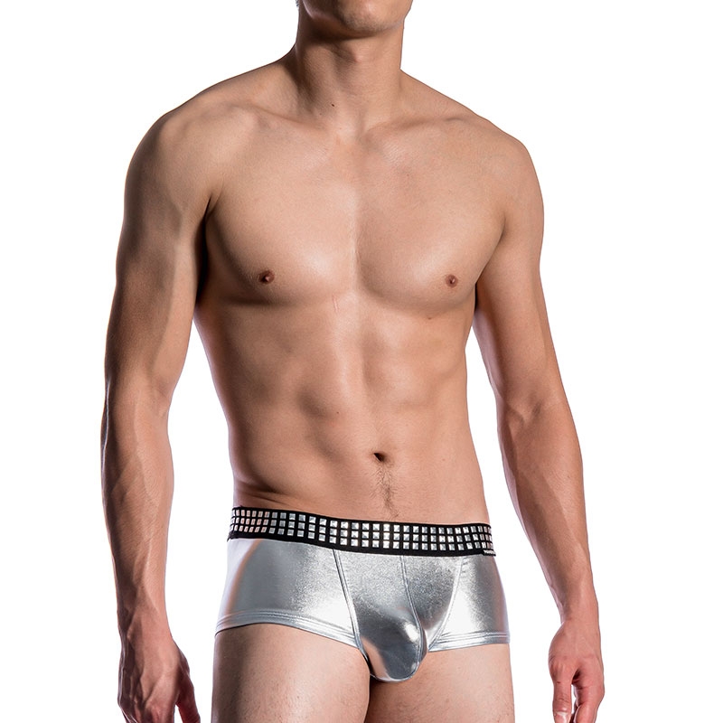 MANSTORE wet PANTS hot M799 in silber