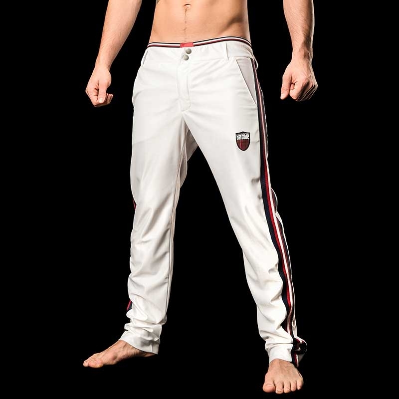 BARCODE Berlin SPORTS PANTS flag 90879 shiny in white