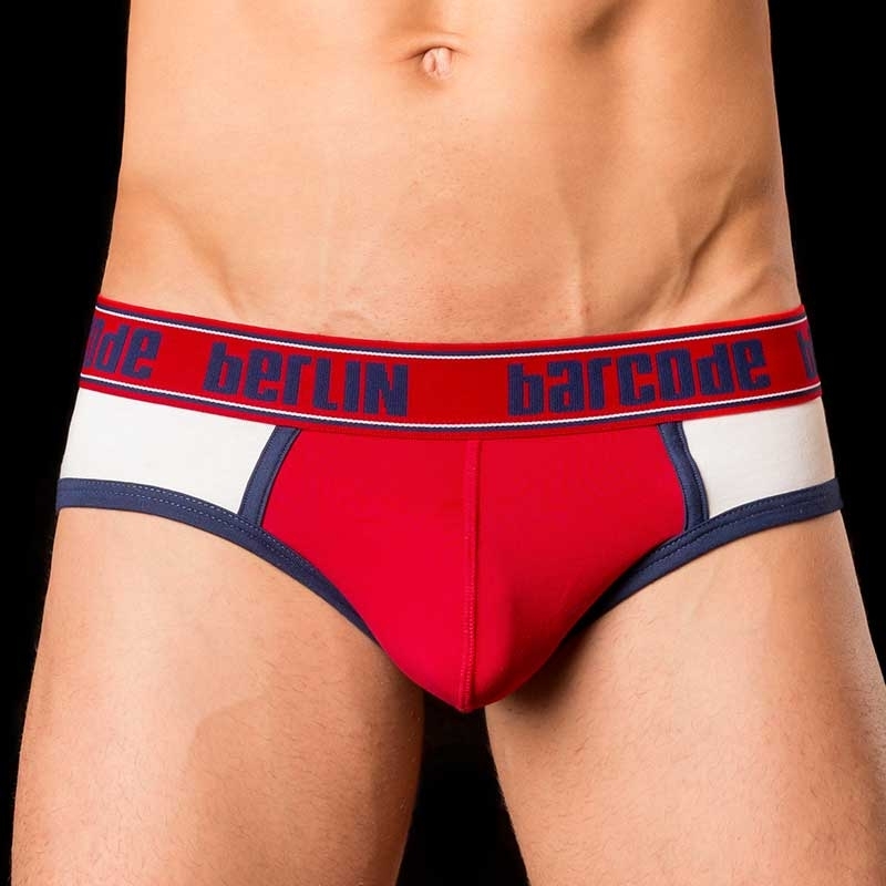 BARCODE Berlin BRIEF giant Brixton push-up white-red