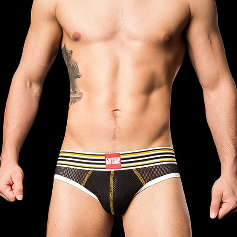BARCODE Berlin BRIEF MESH limited Bond Street backless red-white