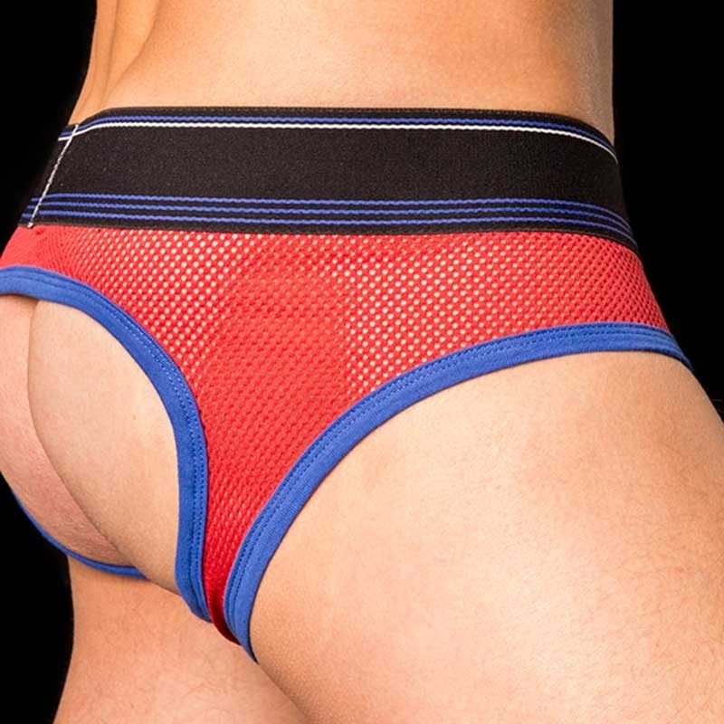 BARCODE Berlin BRIEF MESH limited Bond Street backless red-navy