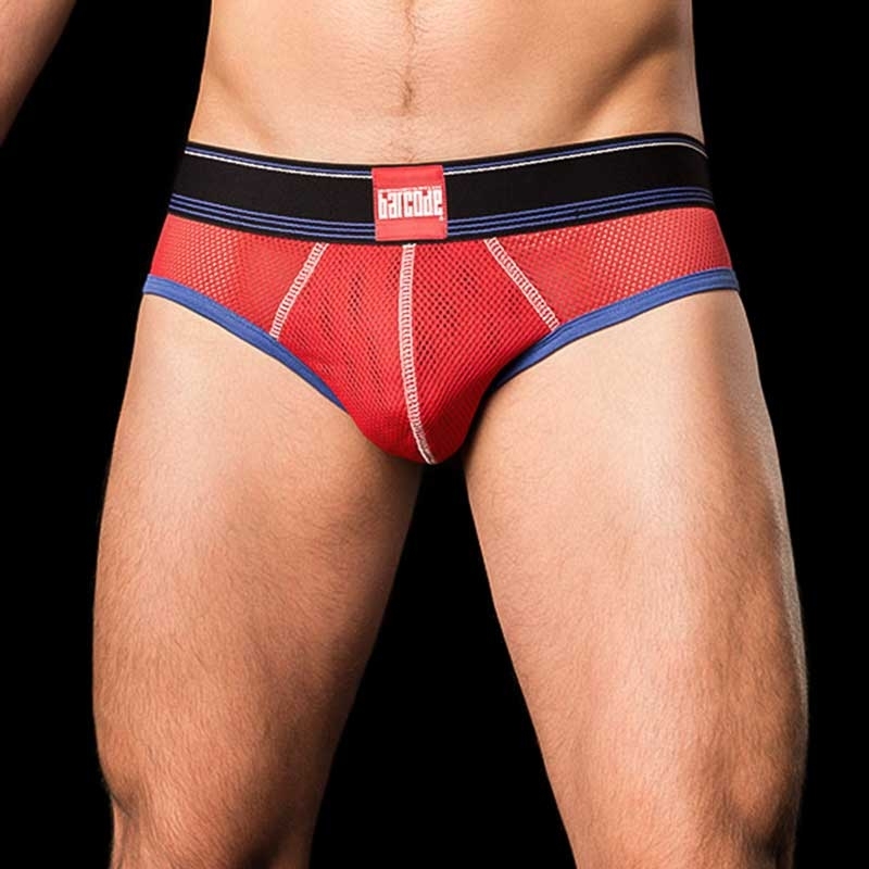 BARCODE Berlin BRIEF MESH limited Bond Street backless red-navy