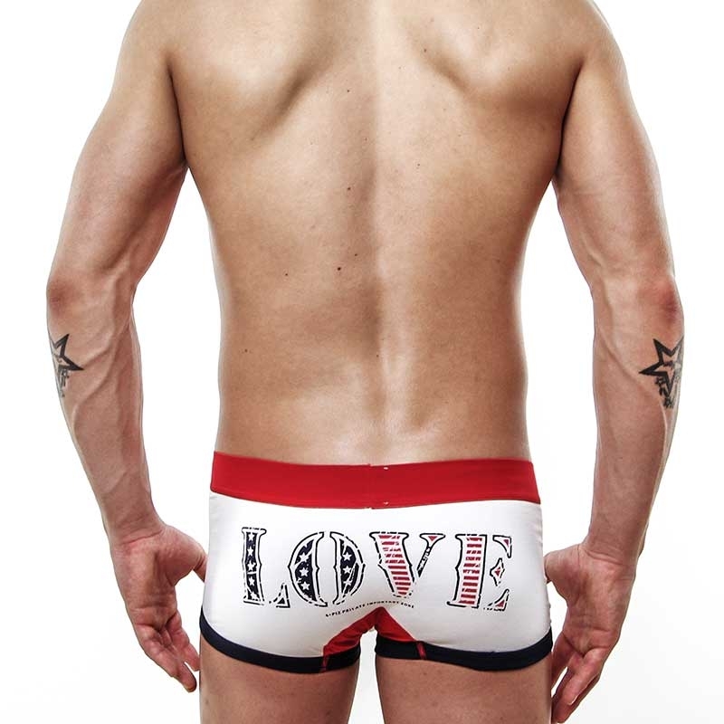 ZONE4-PRIVATE PANTS hot Push up LOVE white