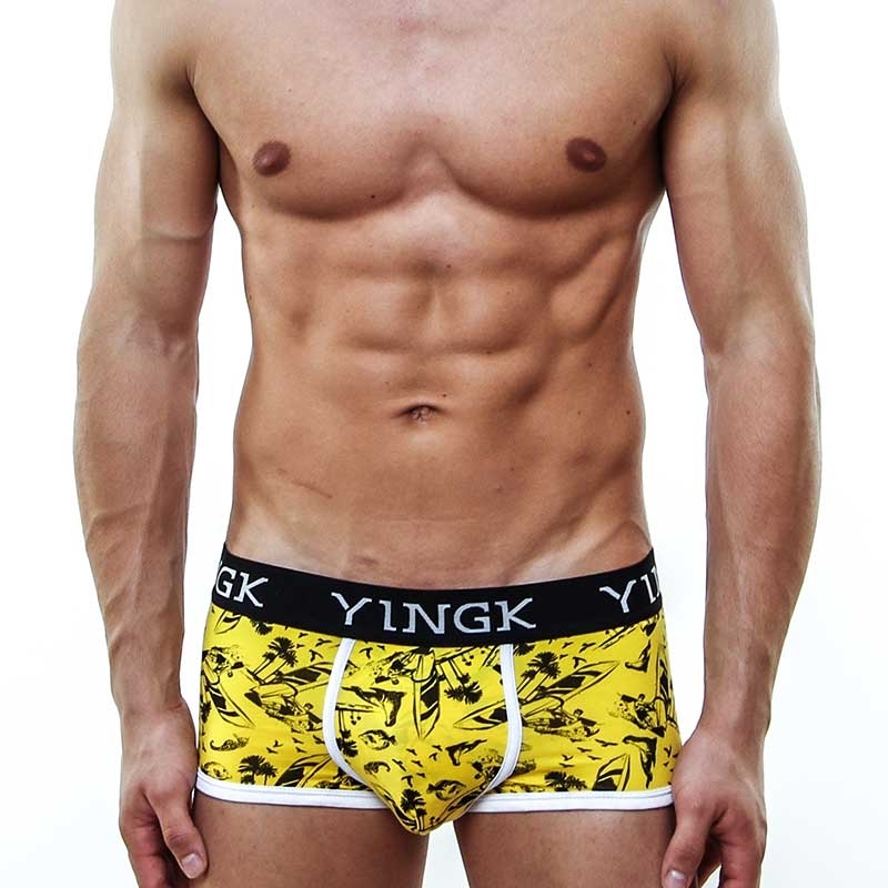 YINGK PANTS micro SURFER Style lift-up gelb