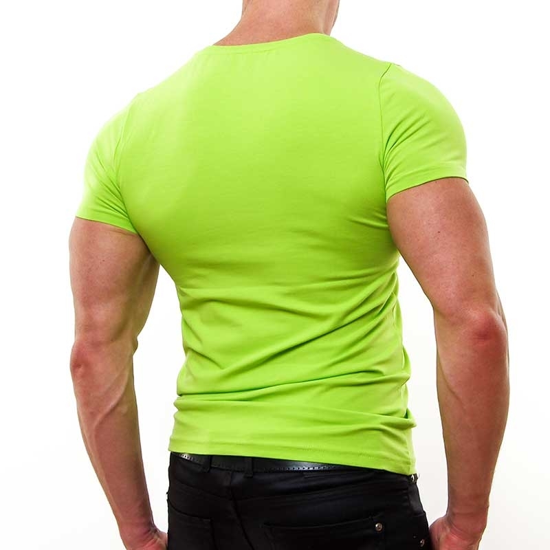SUBLEVEL T-Shirt relax bodystyle DUSTIN stretch neon green