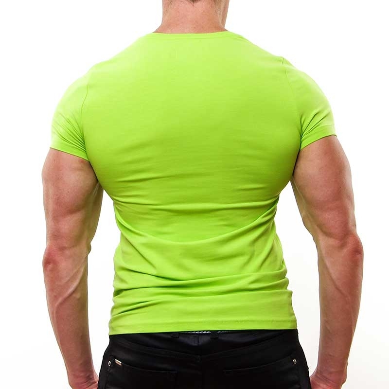 SUBLEVEL T-Shirt relax bodystyle DUSTIN stretch neon green